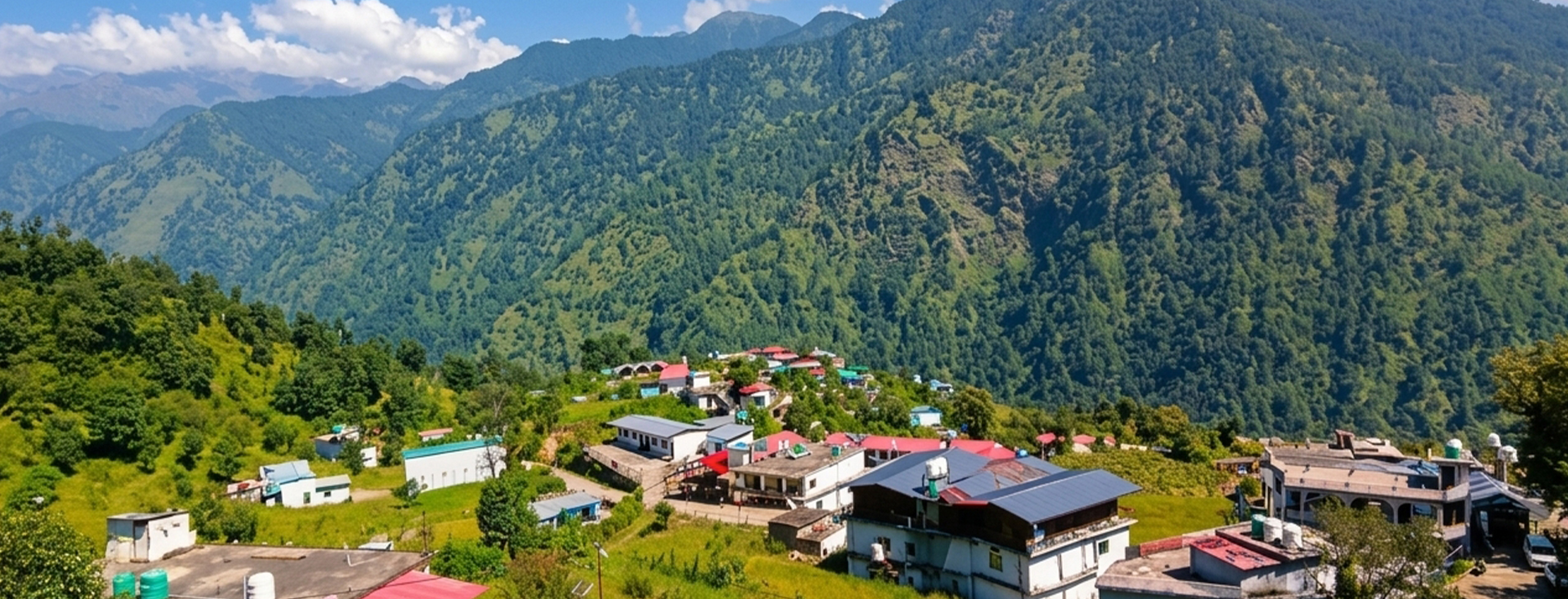 Himalayan mountains near Phata
