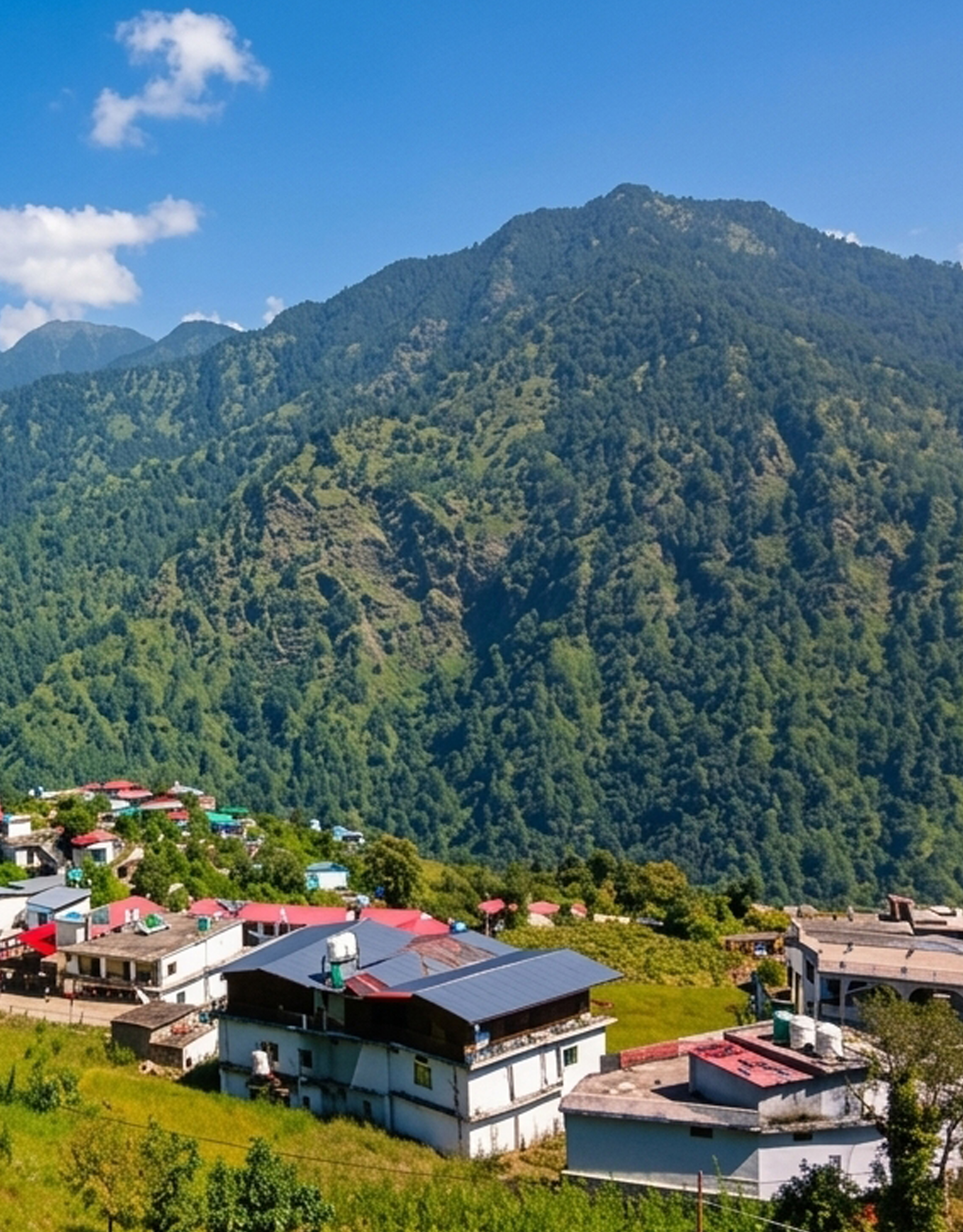 Himalayan mountains near Gaurikund